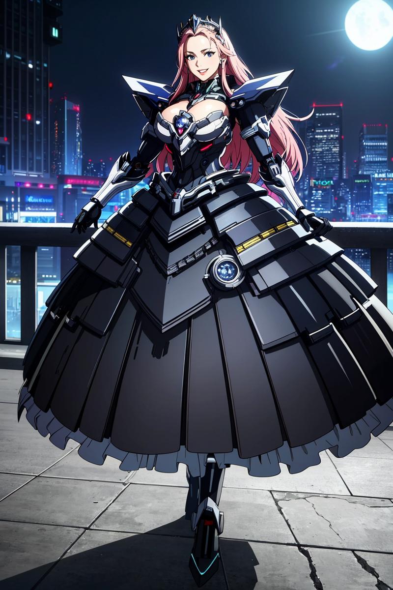 06798-2848243828-((Masterpiece, best quality,edgQuality)), _smiling,excited, edgMecha, a woman in a ([mecha suit_ballgown]__0.5) standing in fron.png